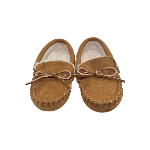 Lucky Brand Toddler Chestnut Brown Suede Moccasins 5/6 - Picture 3 of 6